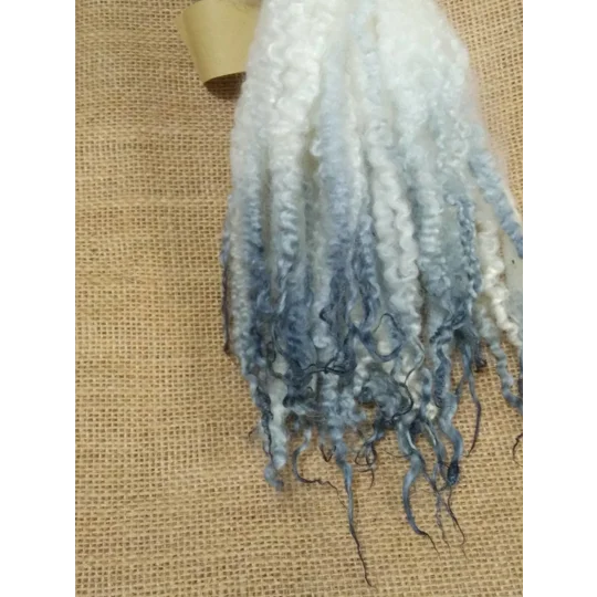 Snowy Mountains Masham Curly wool Locks, approx 10-12", various weights
