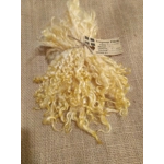 Golden yellow teeswater curly  wool locks, 28g 14g 7g (v)