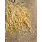 Golden yellow teeswater curly  wool locks, 28g 14g 7g (v)