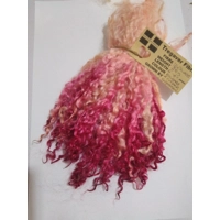 Rhubarb and Custard teeswater curly  wool locks, 28g 14g 7g (v)