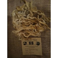 Honey Mix  curly wool and locks, 10g Devon and Cornwall Longwool
