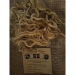 Honey Mix  curly wool and locks, 10g Devon and Cornwall Longwool