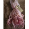 Baby Pink and gold wavy wool locks, 28g 14g 7g Grey Faced Dartmoor Baby Pink and gold wavy wool locks, 28g 14g 7g Grey Faced Dartmoor