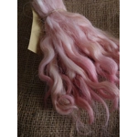 Baby Pink and gold wavy wool locks, 28g 14g 7g Grey Faced Dartmoor
