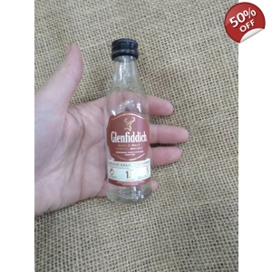 Miniature Whisky, whiskey or Vodka Bottle, various brands, empty bottles for craft projects