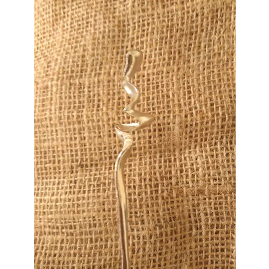 Wizard, Witch or Fairy Staff, solid metal, various colours , miniature prop for crafting