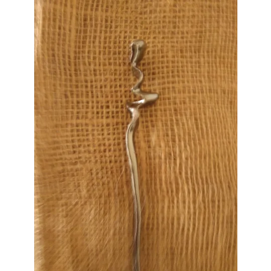 Wizard, Witch or Fairy Staff, solid metal, various colours , miniature prop for crafting