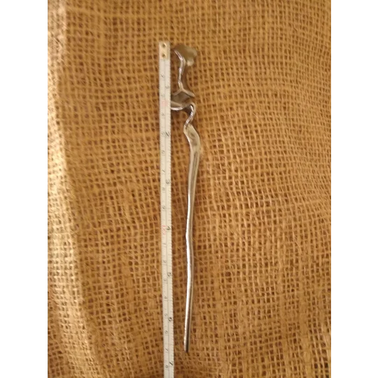 Wizard, Witch or Fairy Staff, solid metal, various colours , miniature prop for crafting