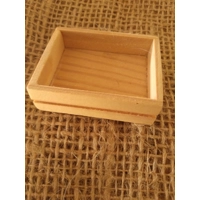 Miniature Wood Crate / box
