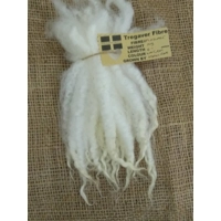 Blue Faced Leicester  x Swaledale locks, natural undyed,, 10g