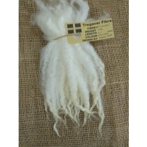 Blue Faced Leicester  x Swaledale locks, natural undyed,, 10g