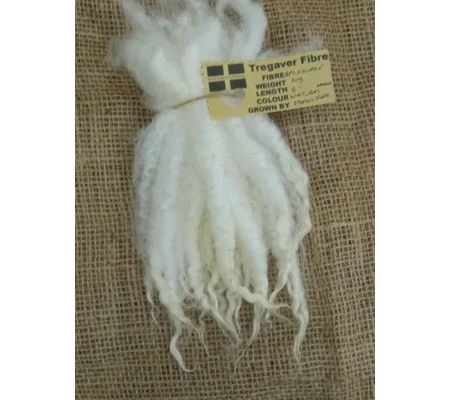 Blue Faced Leicester x Swaledale locks, natural undyed,, 10g