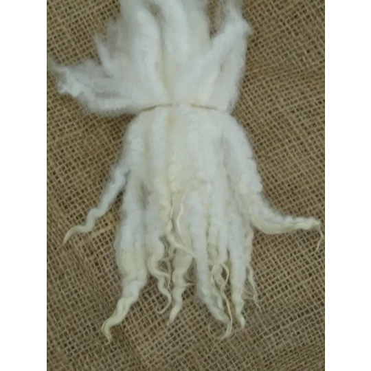 Blue Faced Leicester x Swaledale locks, natural undyed,, 10g