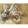 Light Silver grey loose curly  wool  and locks, 10g, curly wool