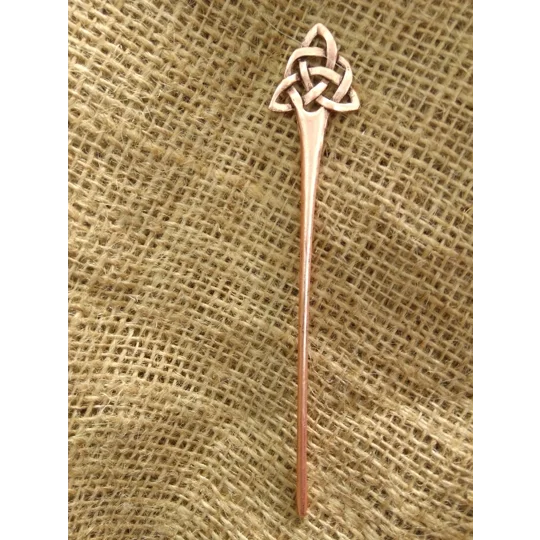 Wizard, Witch or Fairy Staff, celtic knot, metal, various colours , miniature prop for crafting
