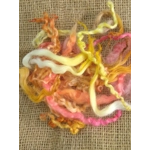 Sunset Mix, 10g mixed orange/yellow/red/pink colors, from mixed breeds curly sheep