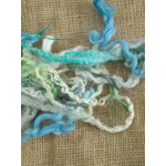 Seascape Mix, 10g mixed greens/blues/grey colors, from mixed breeds curly and wavy sheep Seascape Mix, 10g mixed greens/blues/grey colors, from mixed breeds curly and wavy sheep