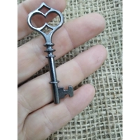 black colour metal key, prop, crafting supplies
