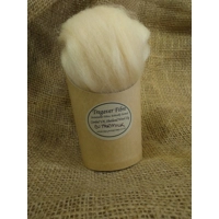 Combed UK Shetland Wool top dyed in Buttermilk Tones 25g