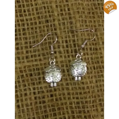 Cute cartoon sheep Earrings, perfect gift for sheep lovers Cute cartoon sheep Earrings, perfect gift for sheep lovers