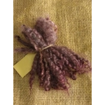 Blackberry Jam, deep purple/pink Wensleydale Curly wool locks, 10g (v)