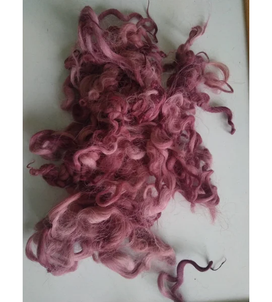 Heather Mix curly wool and locks, 10g Devon and Cornwall Longwool