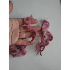 Heather  Mix  curly wool and locks, 10g Devon and Cornwall Longwool