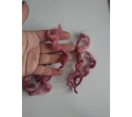 Heather Mix curly wool and locks, 10g Devon and Cornwall Longwool
