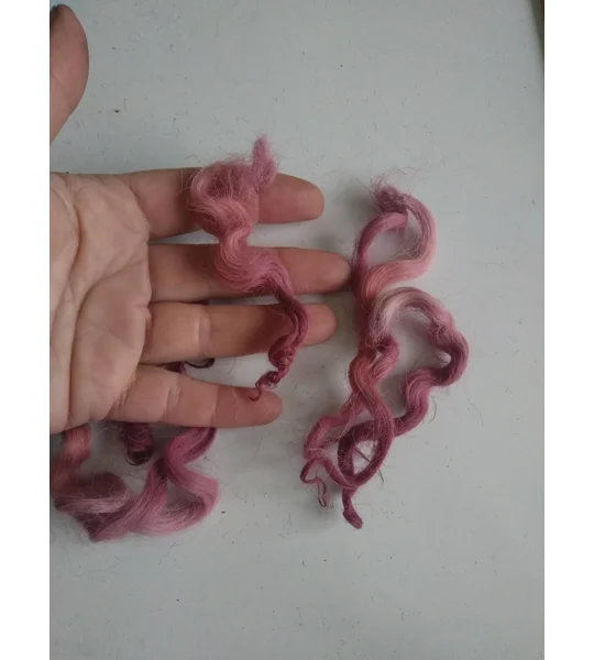 Heather Mix curly wool and locks, 10g Devon and Cornwall Longwool