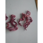 Heather  Mix  curly wool and locks, 10g Devon and Cornwall Longwool