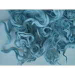 Pastel Blue curly wool and locks, 10g Devon and Cornwall Longwool