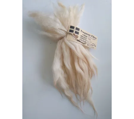 Valais Black nose x Grey Faced Dartmoor light strawberry blonde wool locks 10g