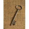 Dark silver colour metal key, prop, crafting supplies