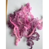 Purple and bright pink with coral  teeswater curly wool and locks 10g (v)