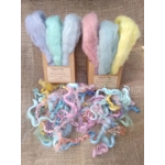 The Spirit of Spring, Carded Wool and Curly Wool Box