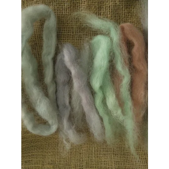 The Spirit of Spring, Carded Wool Sampler Pack 20g, 6 colours