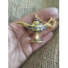 Miniature Aladdin Style Genie Lamp, various colours