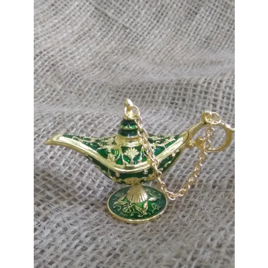 Miniature Aladdin Style Genie Lamp, various colours