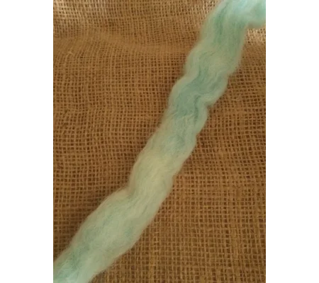 Summer Sky Carded Wool 10g mixed blues carded wool
