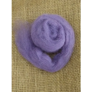 Light Violet Carded Wool 10g