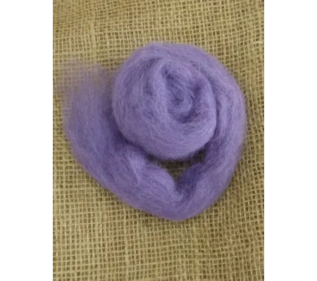 Light Violet Carded Wool 10g