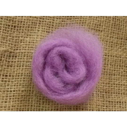 Purple Haze Carded Wool 10g