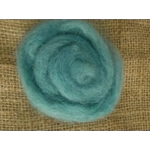 Light Teal Carded Wool 10g Light Teal Carded Wool 10g