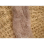 Hand Dyed, brown pink "twilight"  Mohair Carded Roving, 10g(v)