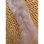 Hand Dyed, Lightest Lilac Mohair Carded Roving, 10g(v)