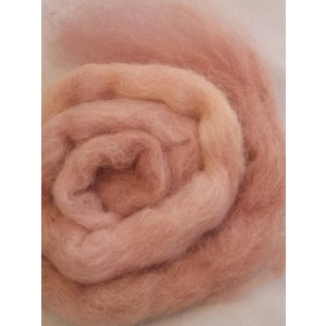 Peach Melba Carded Wool 10g
