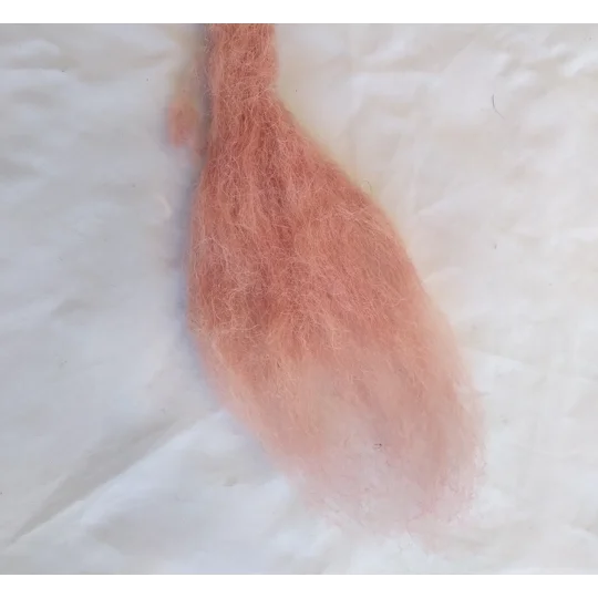 Peach Melba Carded Wool 10g