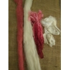 Fibre Finder - Strawberry Ice cream - red pink and cream colours mixed fibres pack