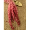 Red Pink Wensleydale curly wool locks,10g
