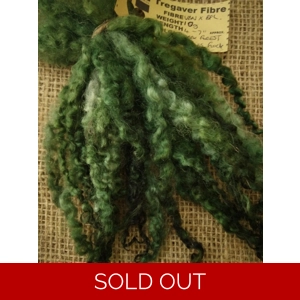 Dark Forest Wool Locks, Blue Faced Leicester x Valais Black Nose